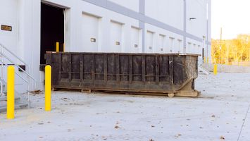Location grande benne 20 à 30 m3 chantier professionnel recyclage industrie Lyon Villeurbanne Saint-Genis-Laval Rhône